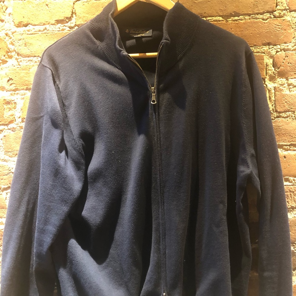 Brooks Brothers Supima® Cotton Full-Zip Cardigan